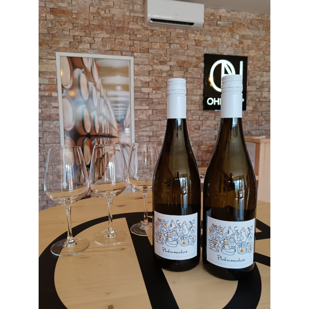 Le 8 août dégustation à la cave: vin blanc sans alcool PHENOMENE 100% Melon de Bourgogne