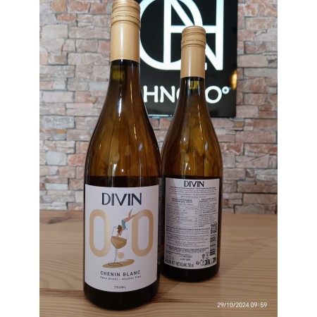 DIVIN No-Low CHENIN BLANC sans alcool 75cl