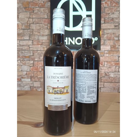 DOMAINE LA TRESORIRER MERLOT & CEPAGES RESISTANTS 75cl