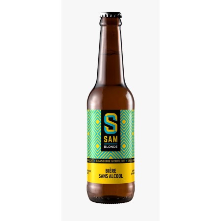 SAM Sans Alcool. Blonde houblonnée sans alcool (0.5% alc/vol) 33cl - VENDU PAR 6