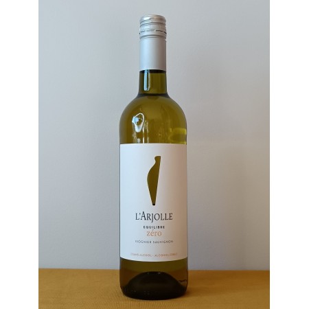 L'ARJOLLE EQUILIBRE VIOGNIER SAUVIGNON ZERO BLANC 75cl