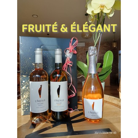 Coffret Gourmand - FRUITE & ELEGANT - L'Arjolle sans alcool