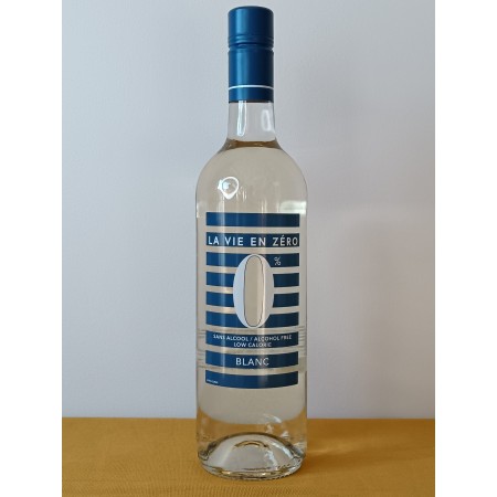 LA VIE EN ZERO BLANC PRODUCTA VIGNOBLES sans alcool 75cl