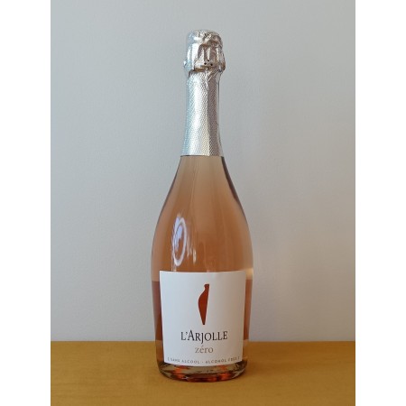 L'ARJOLLE MOUSSEUX ZERO ROSE sans alcool 75cl