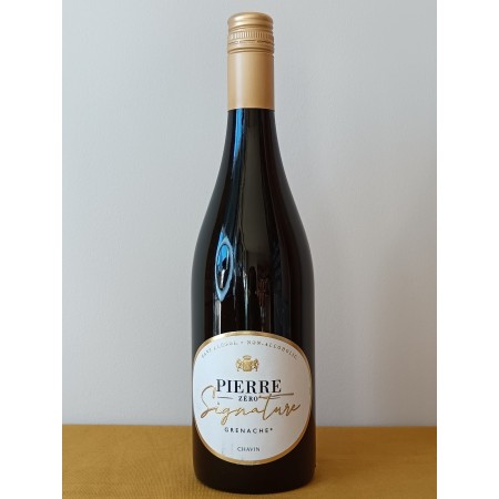 PIERRE SIGNATURE GRENACHE ROUGE sans alcool 75CL