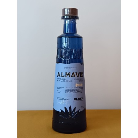 ALMAVE BLANCO BLUE AGAVE SPIRIT DISTILLED NON ALCOHOLIC sans alcool 70cl