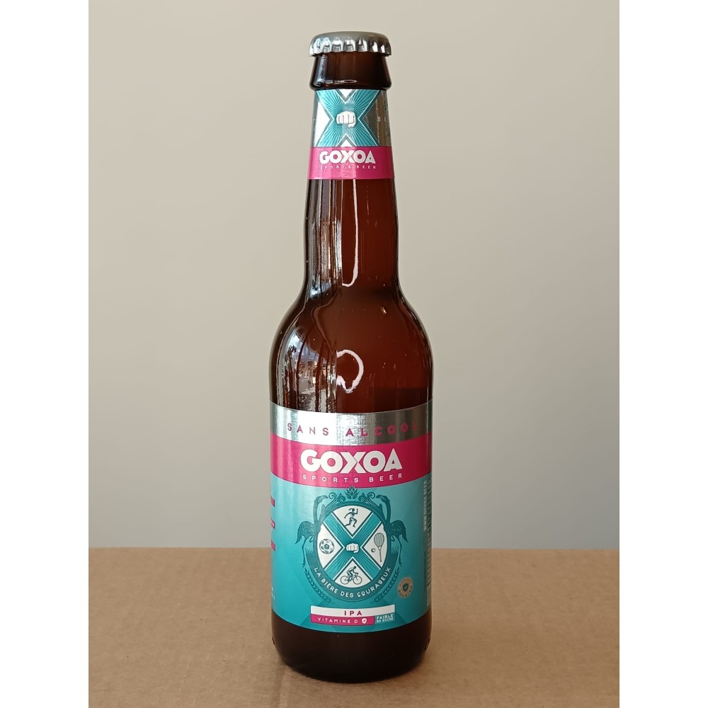 GOXOA IPA - SPORT BEER - sans alcool (0.5% alc/vol)