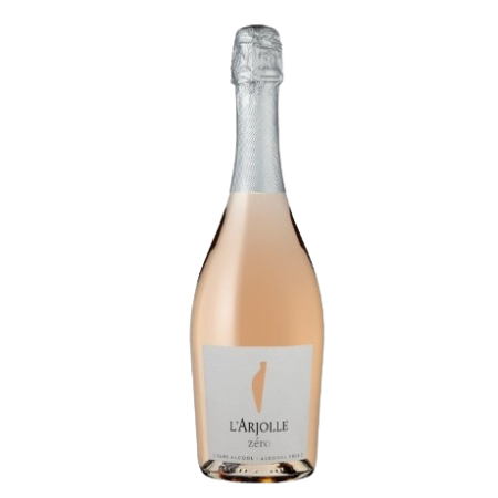 L'ARJOLLE MOUSSEUX ZERO ROSE sans alcool 75cl