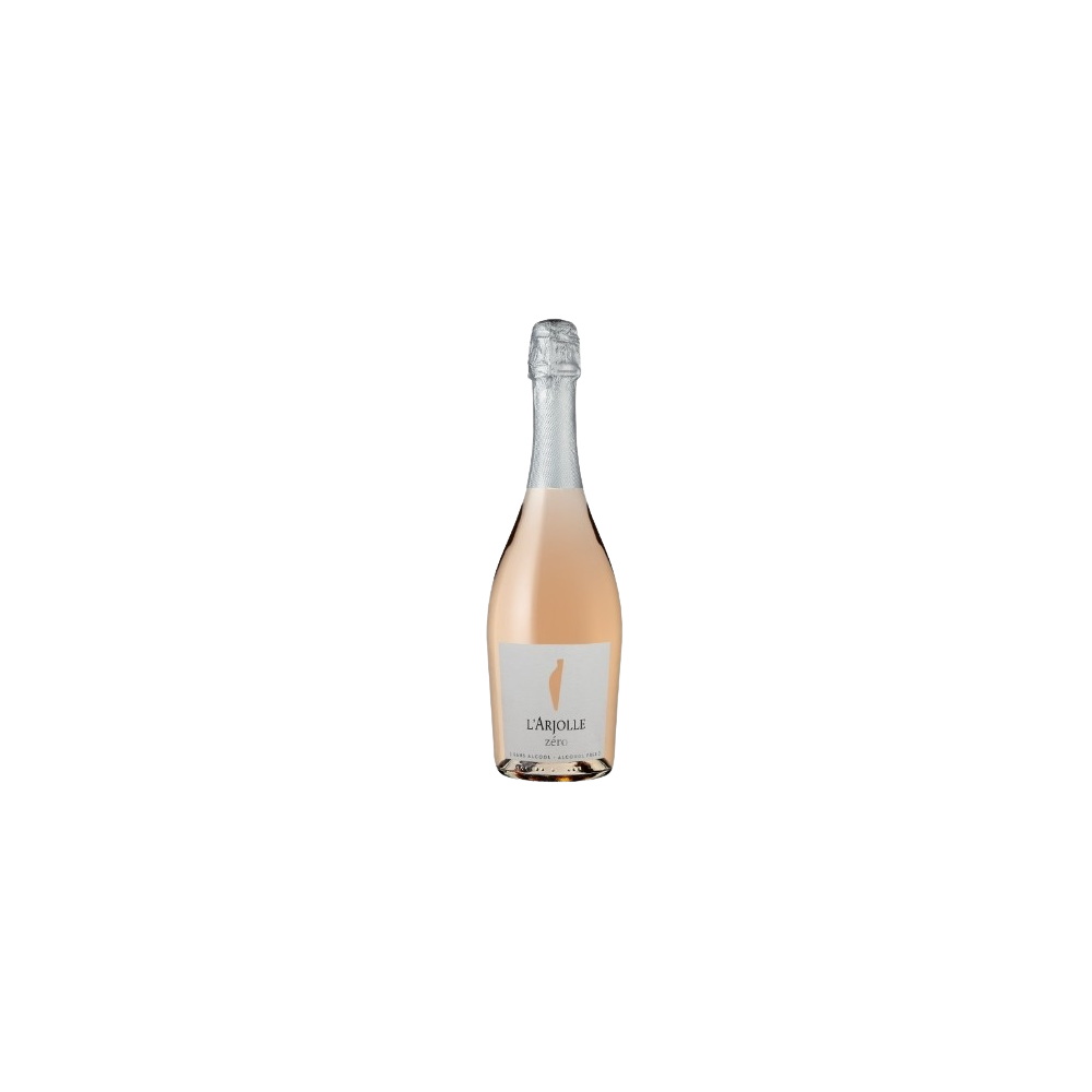 L'ARJOLLE MOUSSEUX ZERO ROSE sans alcool 75cl