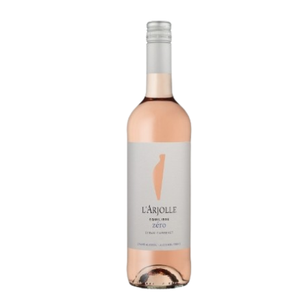 L'ARJOLLE EQUILIBRE ZERO ROSE SYRAH CABERNET sans alcool 75cl