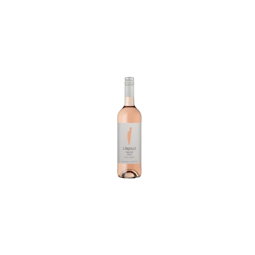 L'ARJOLLE EQUILIBRE ZERO ROSE SYRAH CABERNET sans alcool 75cl