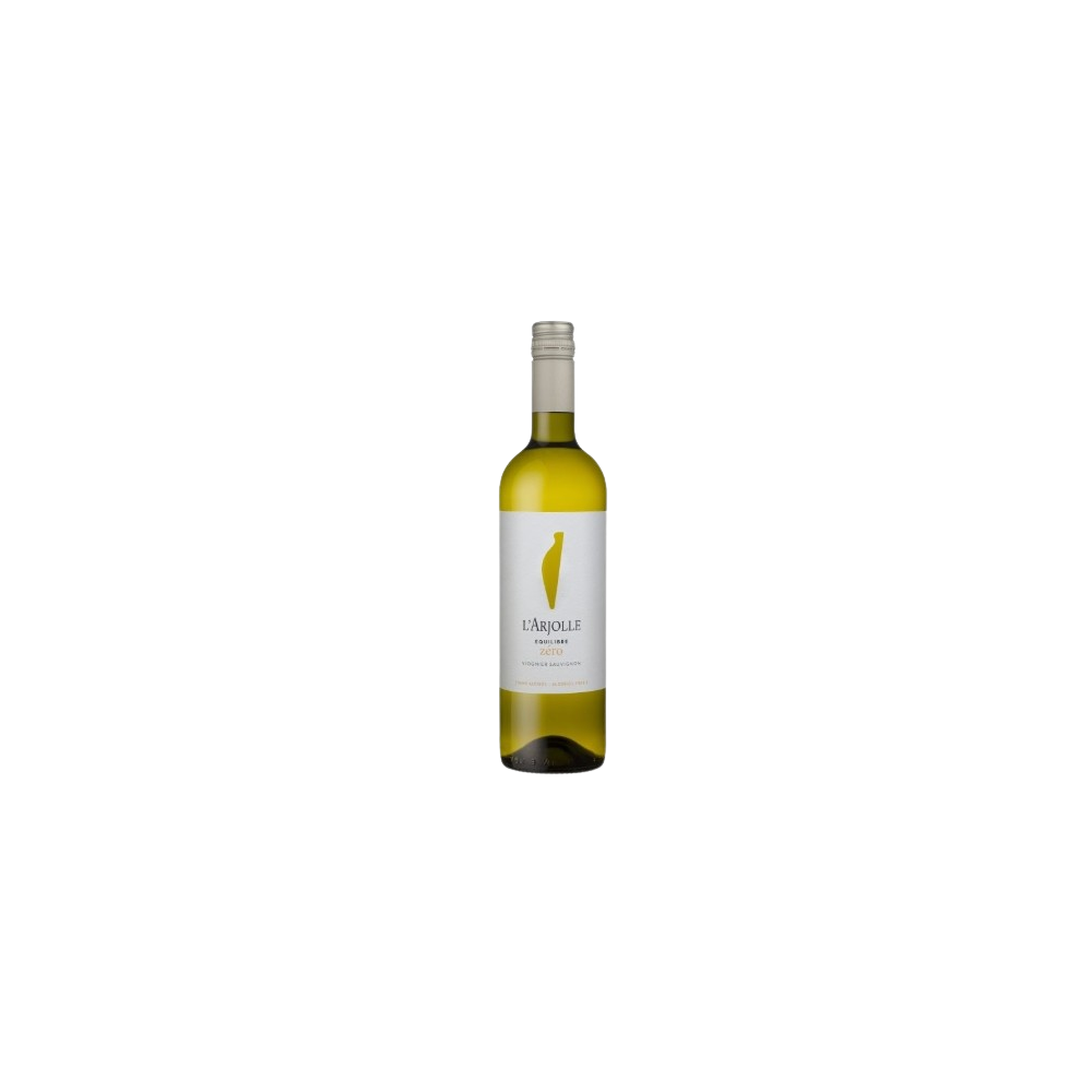L'ARJOLLE EQUILIBRE VIOGNIER SAUVIGNON ZERO BLANC sans alcool 75cl