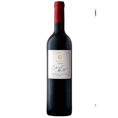 CHAVIN ZERO CABERNET SAUVIGNON - MERLOT sans alcool 75cl