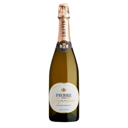 PIERRE SIGNATURE CHARDONNAY EFFERVESCENT sans alcool 75cl
