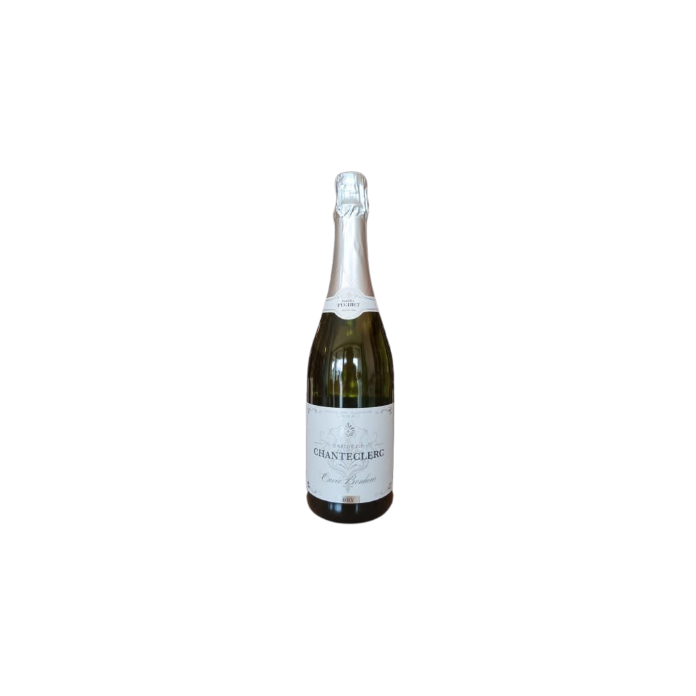 BARON DE CHANTECLERC DOMAINE LA COLOMBETTE BLANC MOUSSEUX sans alcool75cl