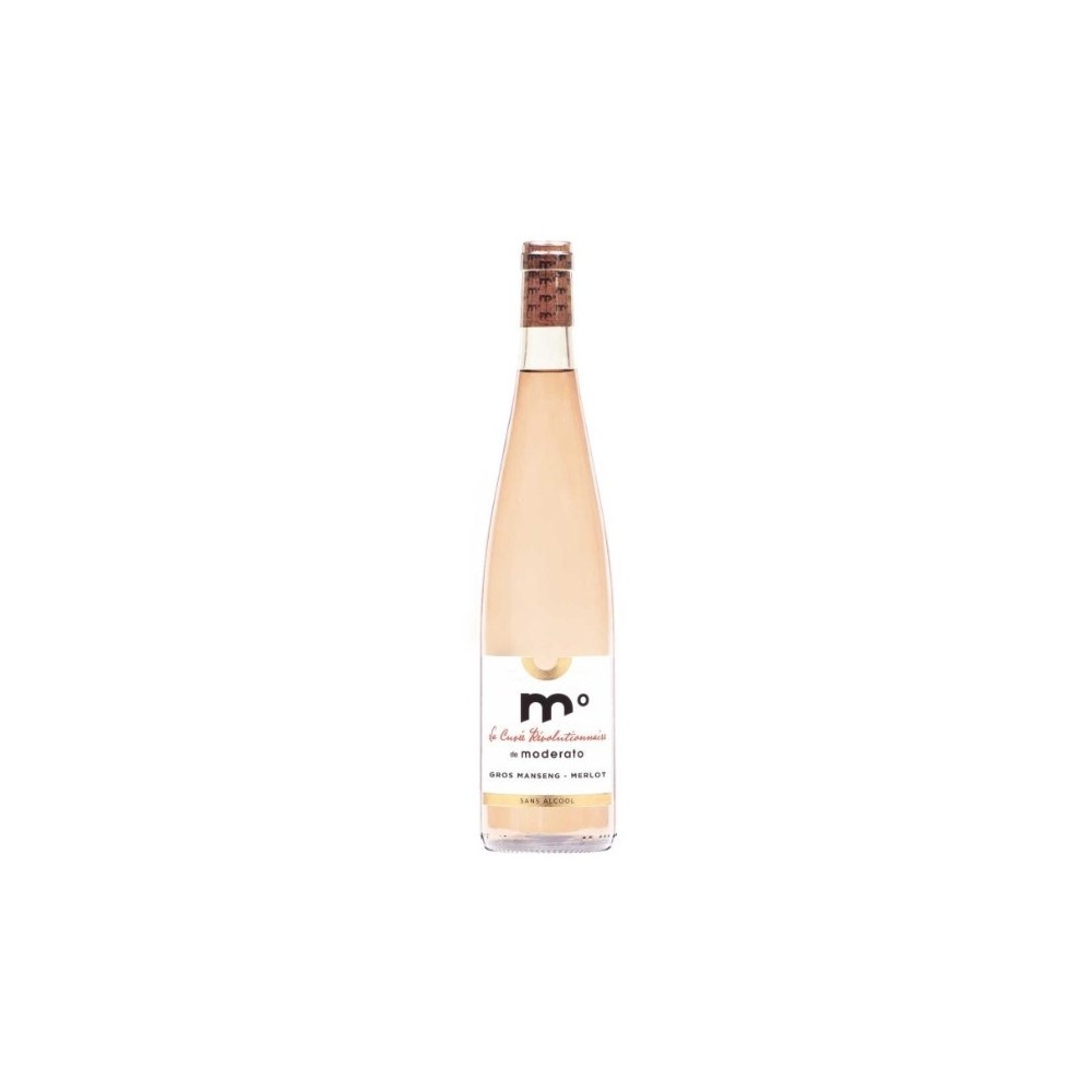 MODERATO° GROS MANSENG ET MERLOT sans alcool 75cl