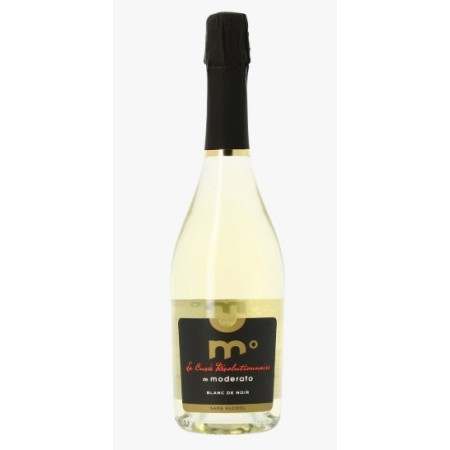 MODERATO° BLANC DE NOIR sans alcool 75cl
