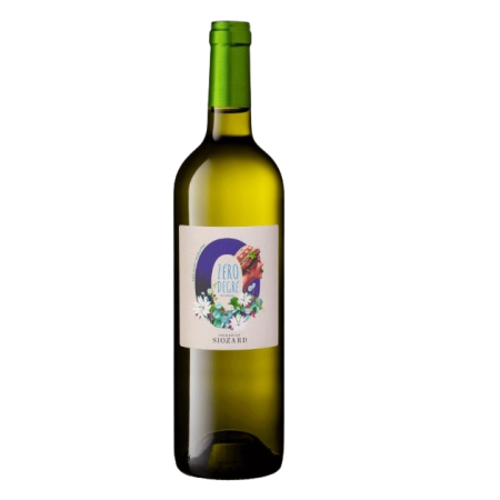 ZERO DEGRE VIN BLANC SANS ALCOOL by Claouset VIGNOBLES SIOZARD 75cl