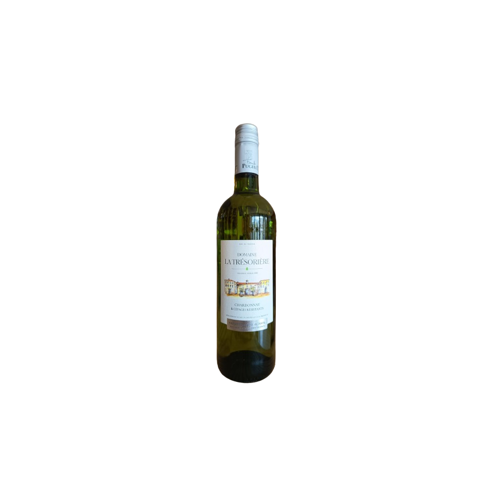 DOMAINE LA TRESORIERE CHARDONNAY & CEPAGES RESISTANTS sans alcool 75cl