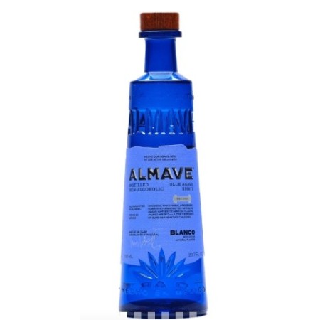 ALMAVE BLANCO BLUE AGAVE SPIRIT DISTILLED NON ALCOHOLIC sans alcool 70cl