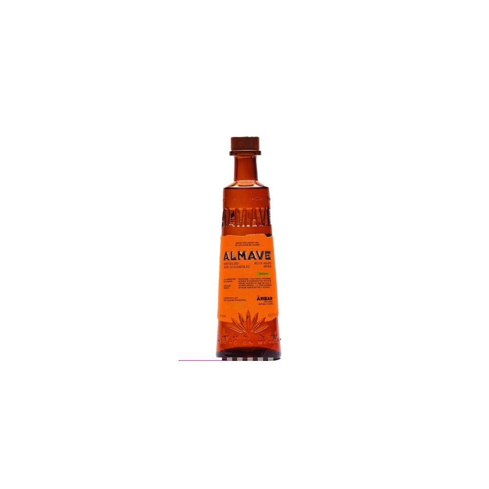 ALMAVE AMBAR BLUE AGAVE SPIRIT DISTILLED NON ALCOHOLIC sans alcool 70cl
