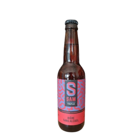 SAM TRIPLE SANS ALCOOL Bière de fermentation haute Ale (0.5% alc/vol) 33cl