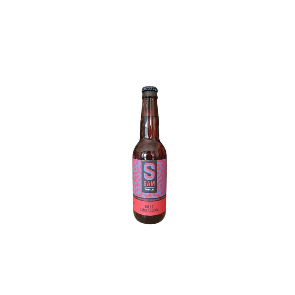 SAM TRIPLE SANS ALCOOL Bière de fermentation haute Ale (0.5% alc/vol) 33cl