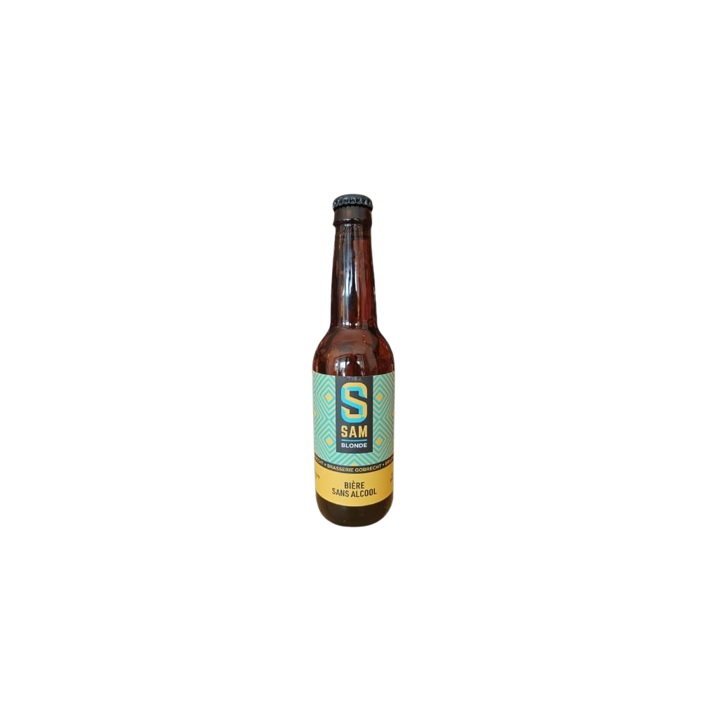 SAM Sans Alcool Blonde houblonnée sans alcool (0.5% alc/vol) 33cl