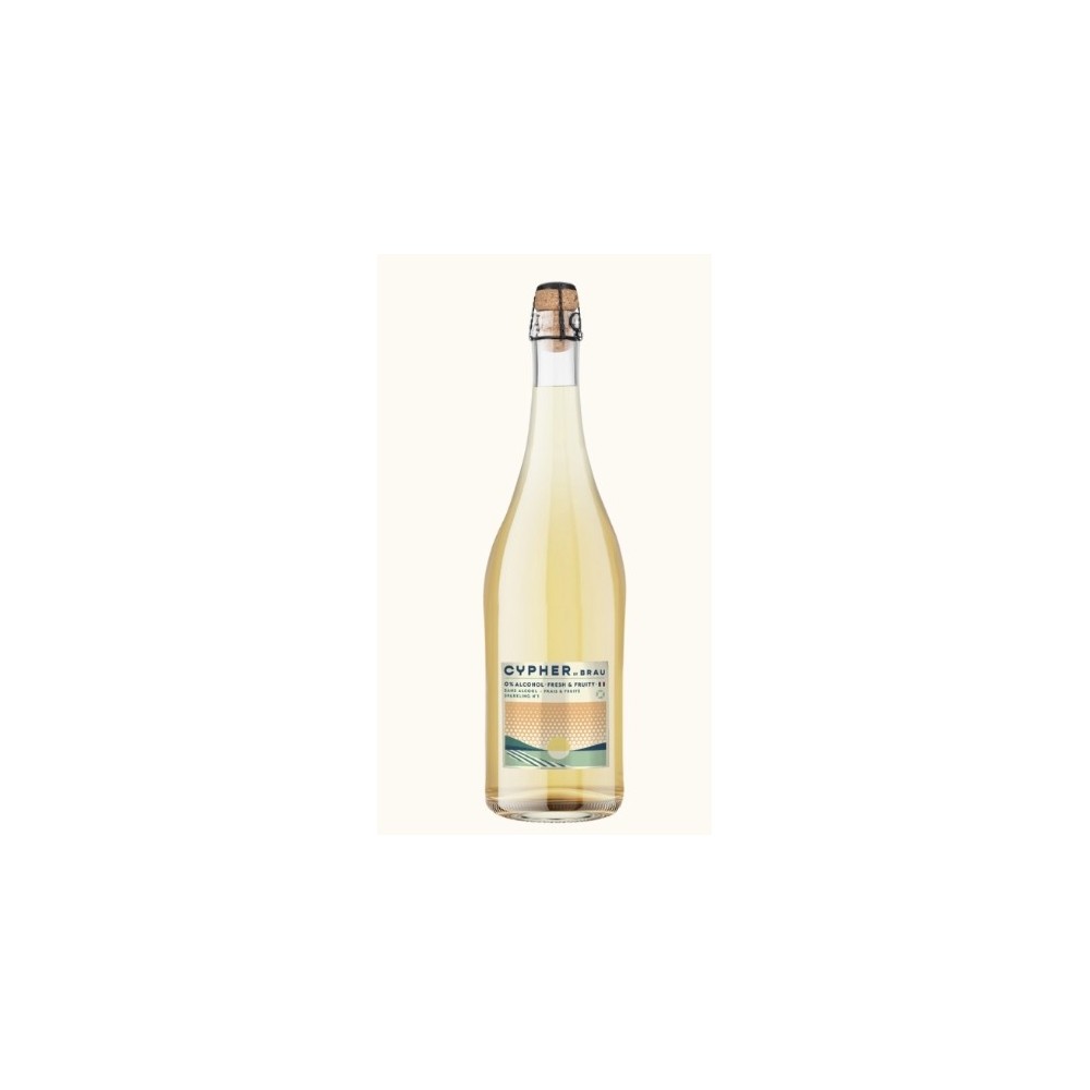 CYPHER SPARKLING JUICY VIN EFFERVESCENT sans alcool BY BRAU 75cl