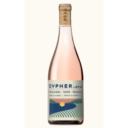 CYPHER ROSE sans alcool BY BRAU 75cl