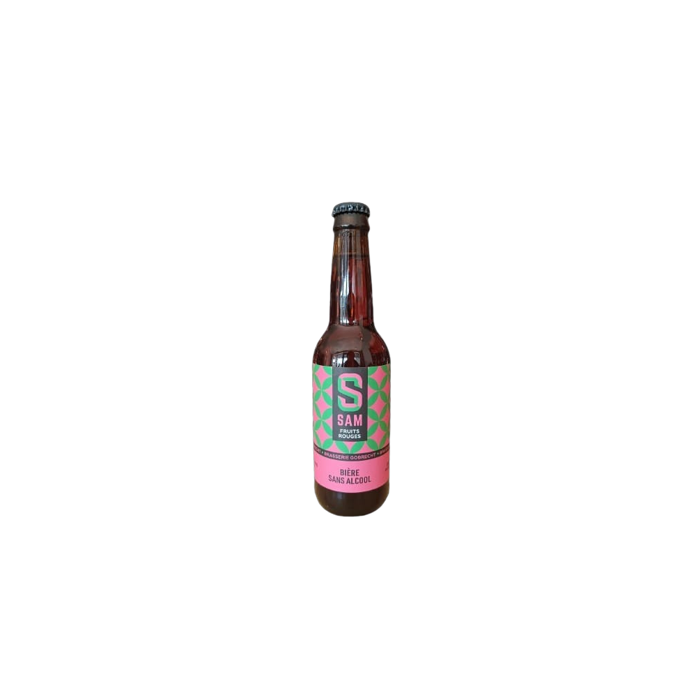 SAM Fruits Rouges sans alcool (0.5% alc/vol) bière artisanale chez ohnolo