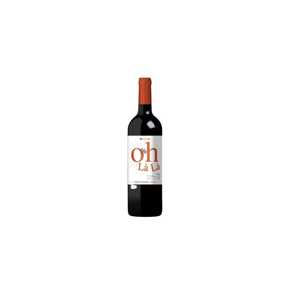 OH LA LA CABERNET-MERLOT SANS ALCOOL alcohol free chez ohnolo