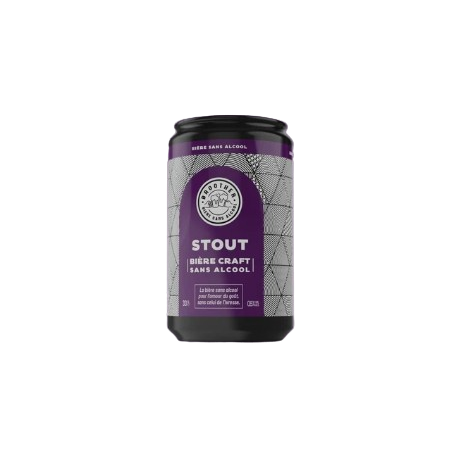 BROOTHER BIERE STOUT BIRER CRAFT bière artisanale sans alcool alcohol free