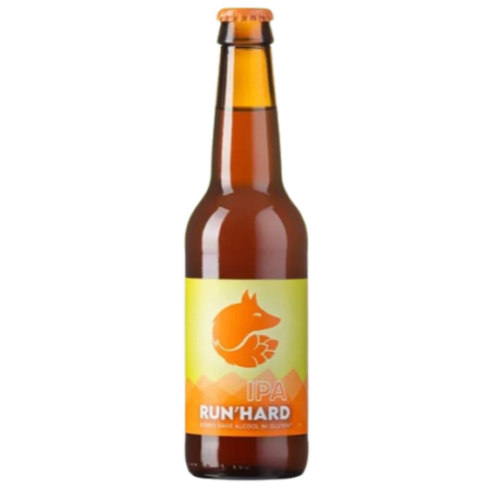 RUN'HARD Bière IPA sans gluten sans alcool 33cl
