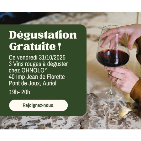 Dégustation vins rouges désalcoolisés gratuite