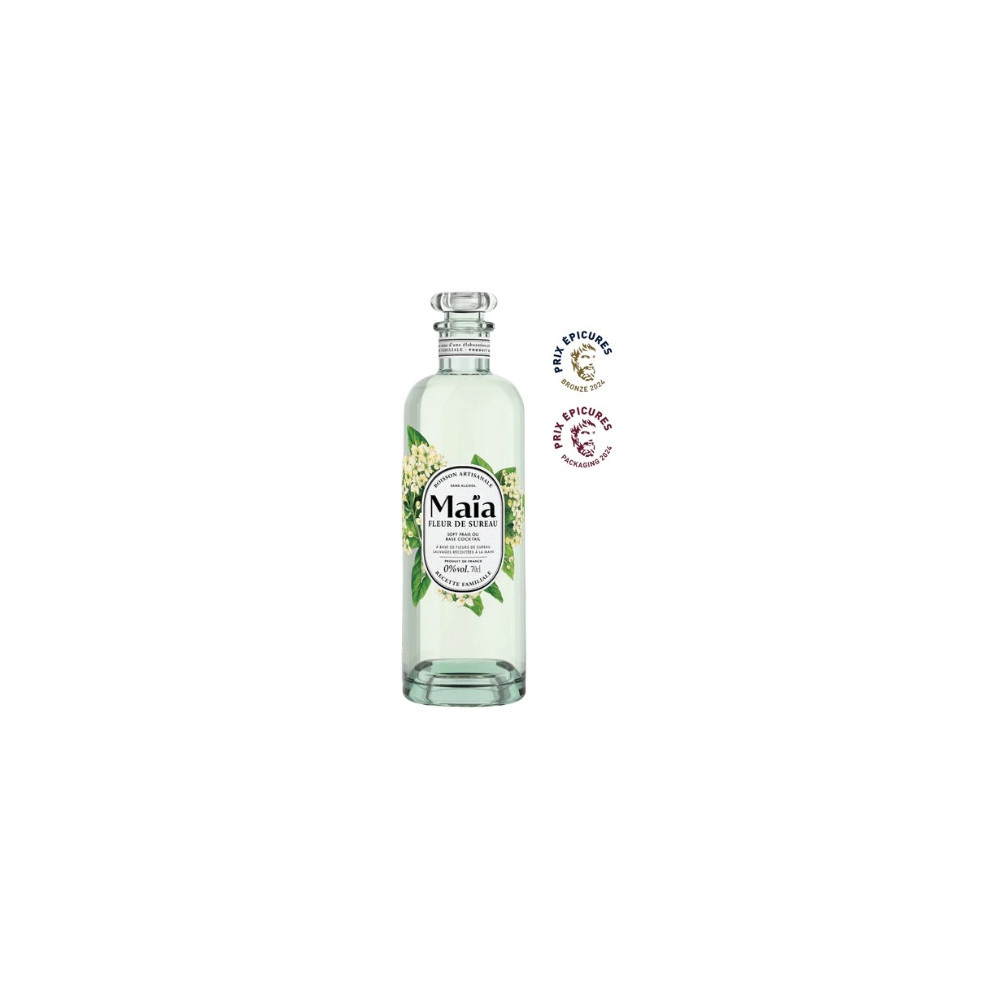 MAÏA Fleur de sureau - Apéritif sans alcool 70 cl
