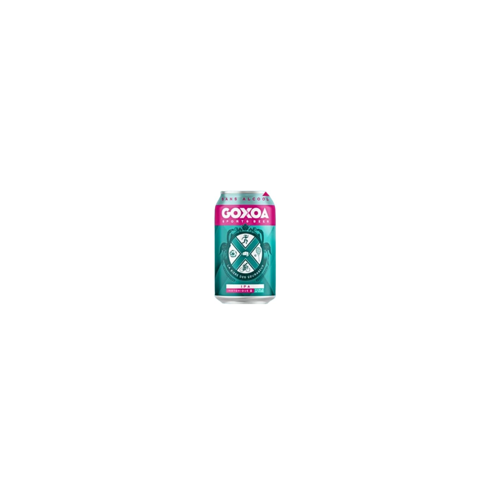 GOXOA IPA - SPORT BEER - sans alcool (0.5% alc/vol) 33cl