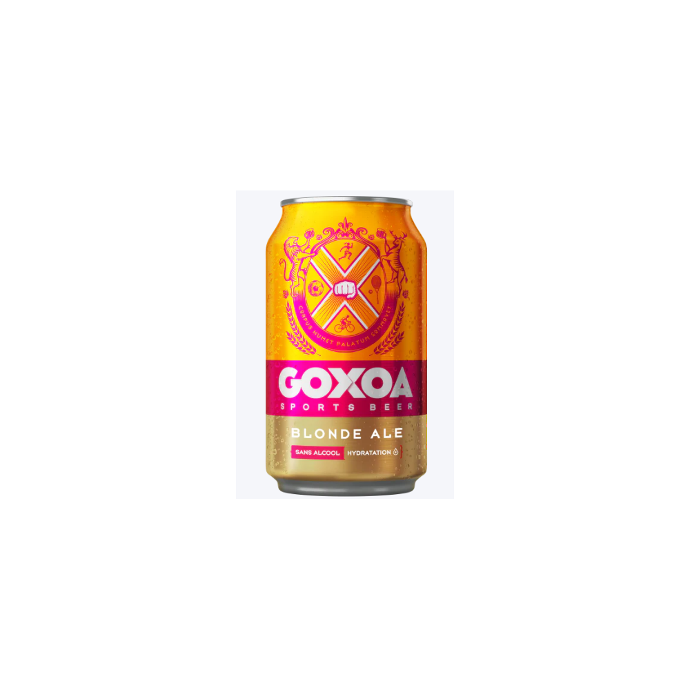 GOXOA BLONDE ALE - SPORT BEER - sans alcool (0.5% alc/vol) 33cl